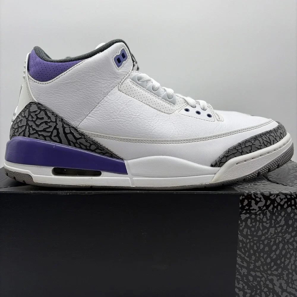 Size 11.5 - Jordan 3 Retro Mid Dark Iris (CT8532-105)